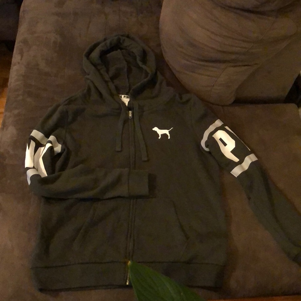 Pink Victoria’s Secret hoodie